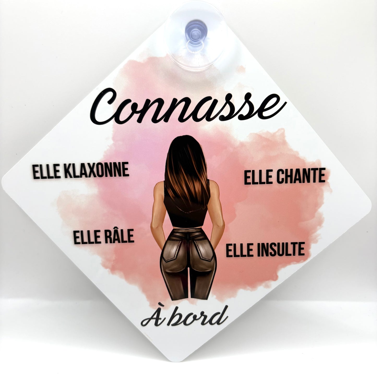đ„ Nouvelle plaque humour Ă ventouse â Ă©dition âConnasse Ă bordâ