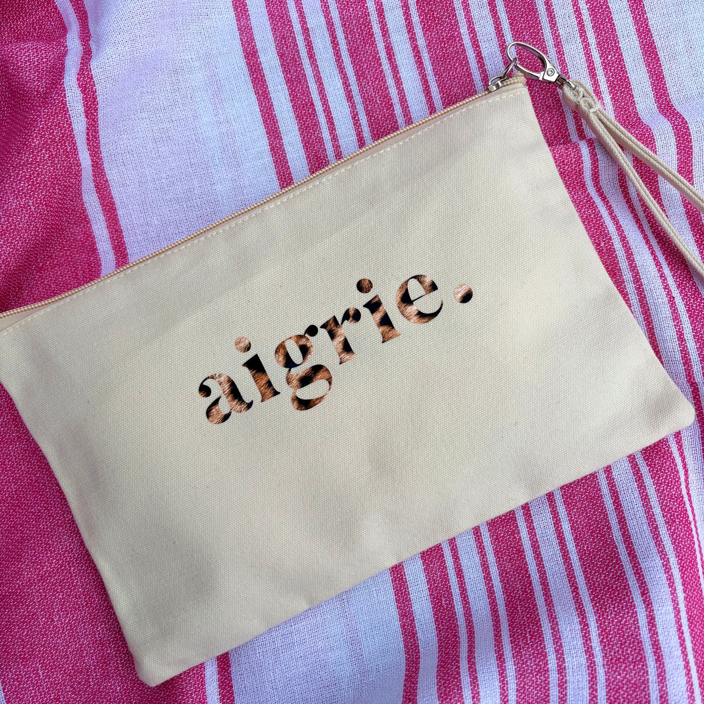 Pochette Aigrie léopard – Collection Sea, Sun & Pochette