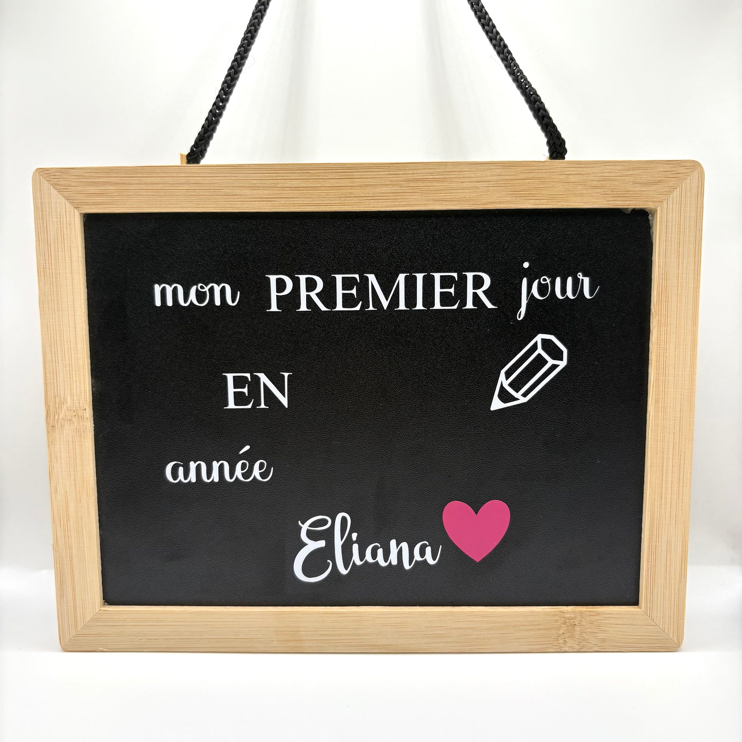 📚 Ardoise personnalisée – Rentrée scolaire
