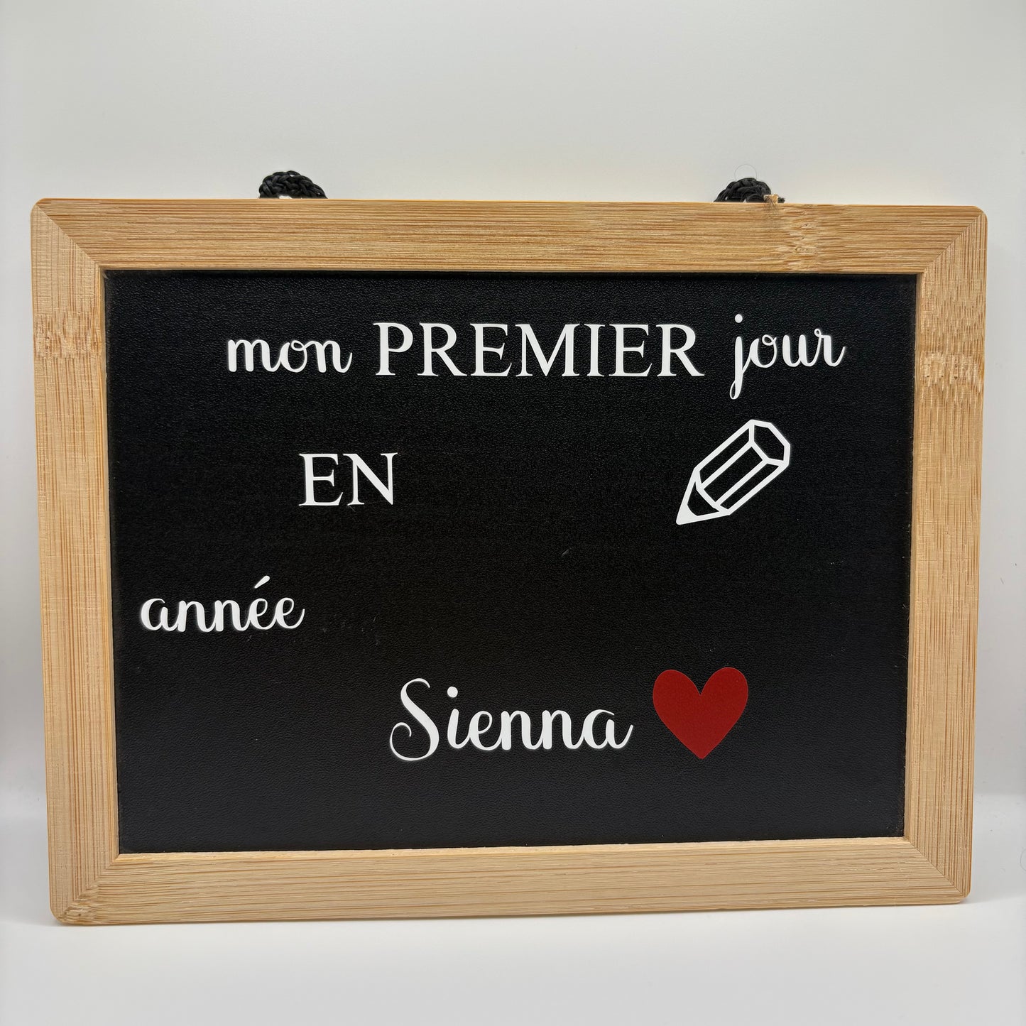 📚 Ardoise personnalisée – Rentrée scolaire