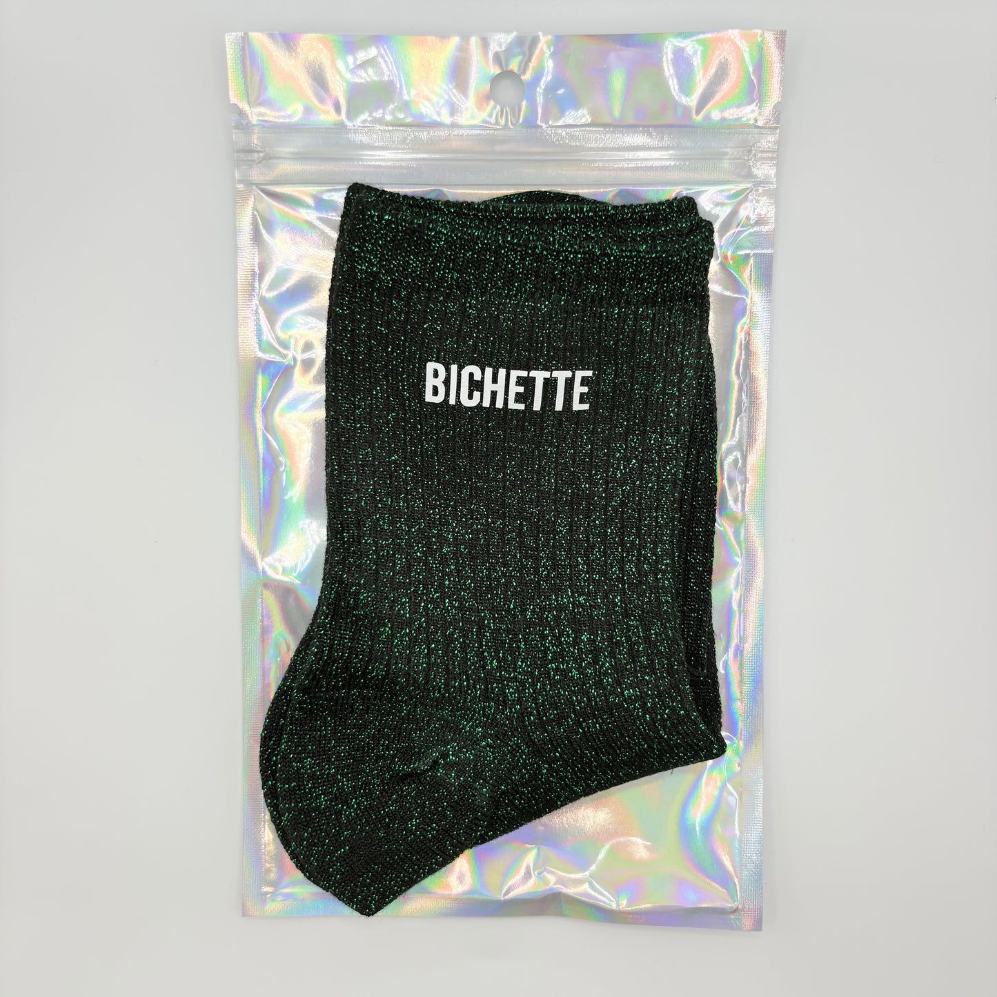 🧦 Chaussettes pailletées – Bichette ✨
