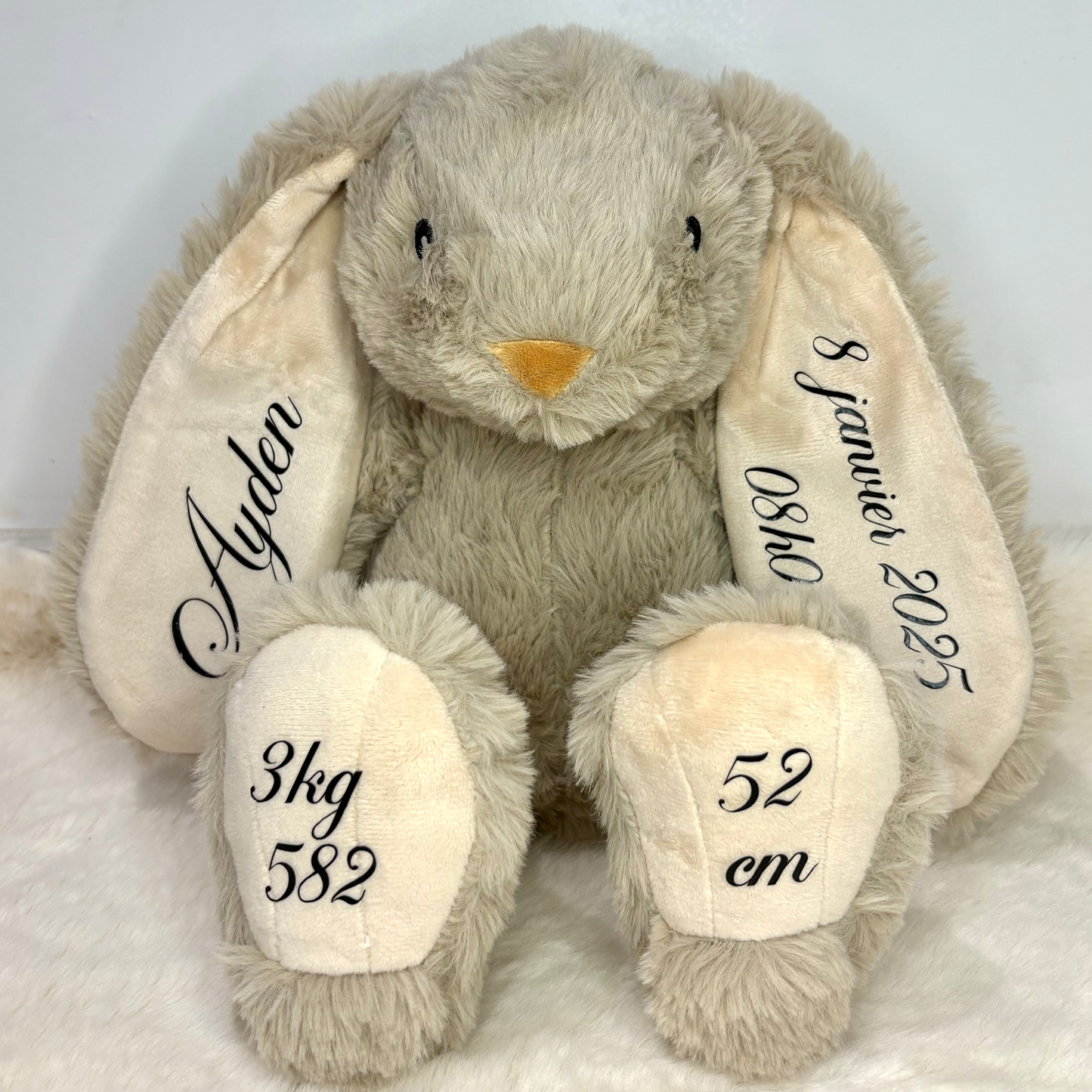 Doudou lapin naissance 🧸