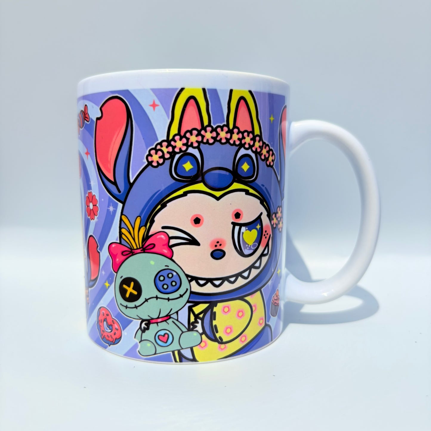 🐰 Mug Stitch x Labubu – Édition Fan Art