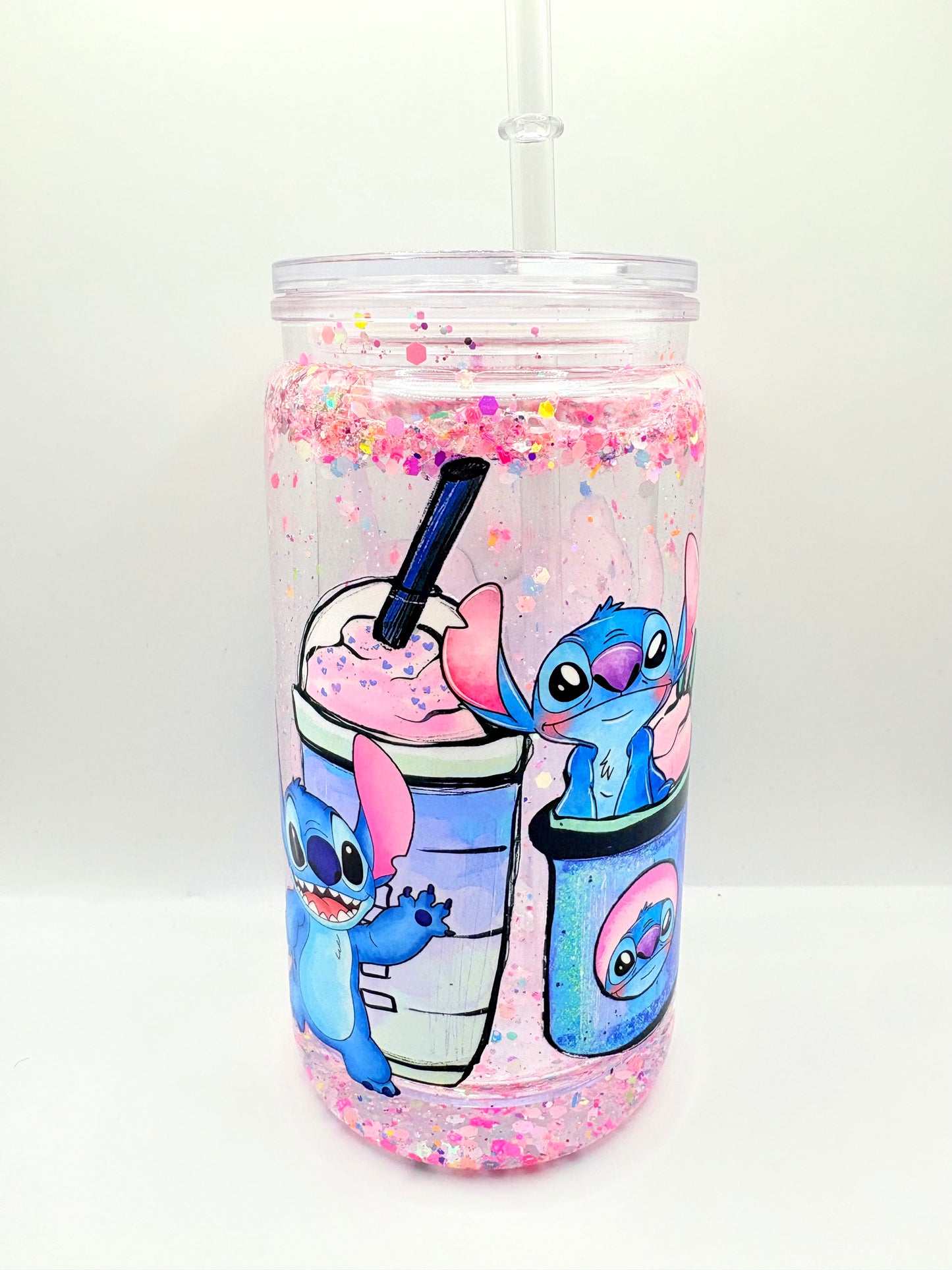 đ TUMBLER PAILLETĂ â STITCH & BUBBLE TEA