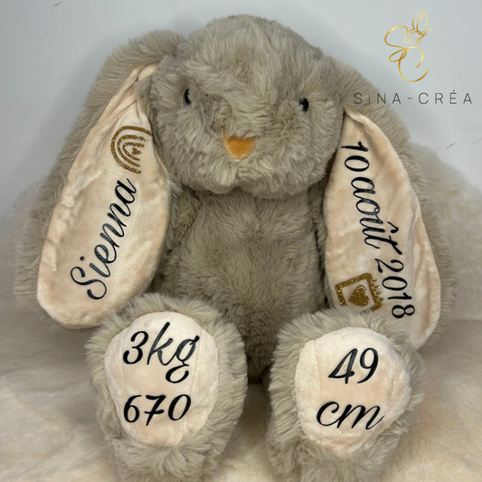 Doudou lapin naissance 🧸