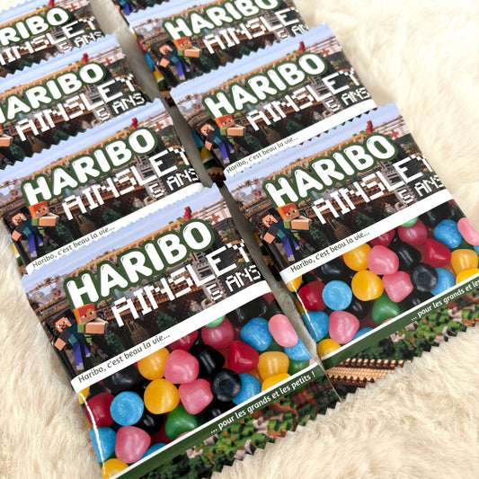 Bonbon Haribo  personnalisés – Papeterie sur-mesure