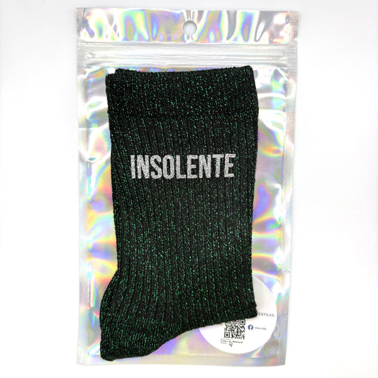 🧦 Chaussettes pailletées – Insolente 😏✨