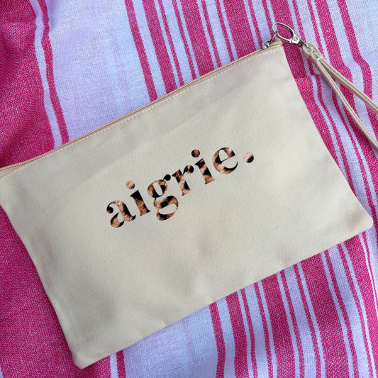 Pochette Aigrie léopard – Collection Sea, Sun & Pochette