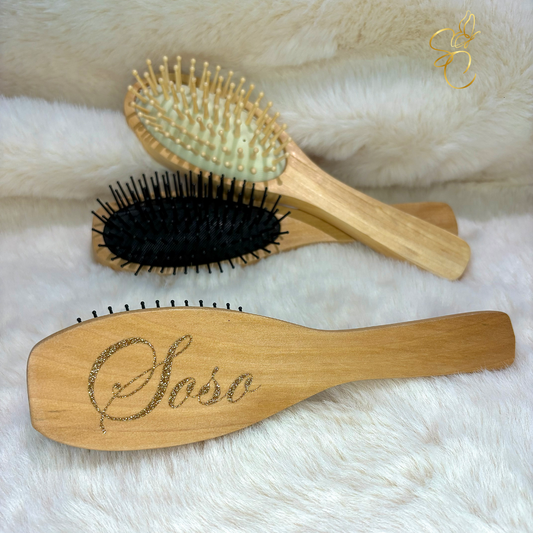 Brosse en bambou personnalisée