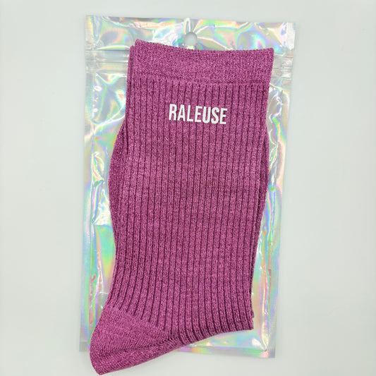 🧦 Chaussettes pailletées – Râleuse 😤✨