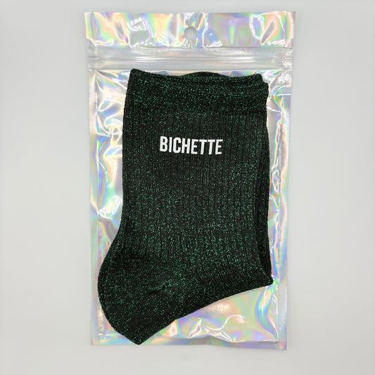 🧦 Chaussettes pailletées – Bichette ✨