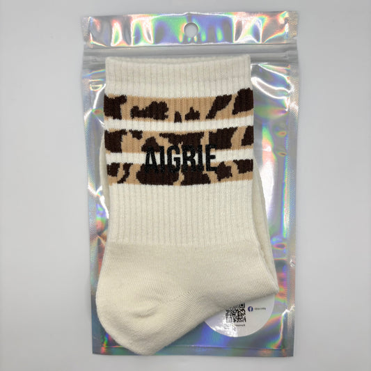 Chaussettes Tennis Léopard “Aigrie” – Chaussettes originales femme