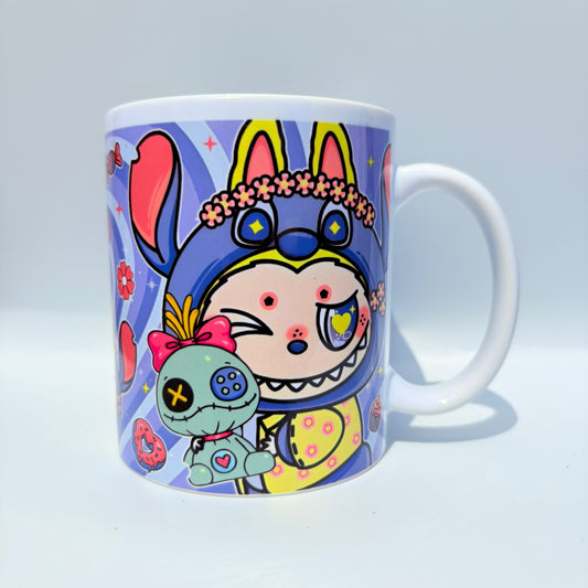 🐰 Mug Stitch x Labubu – Édition Fan Art