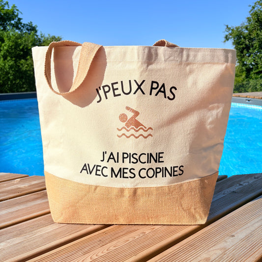 👜 Sac cabas XXL personnalisé – 55x45 cm